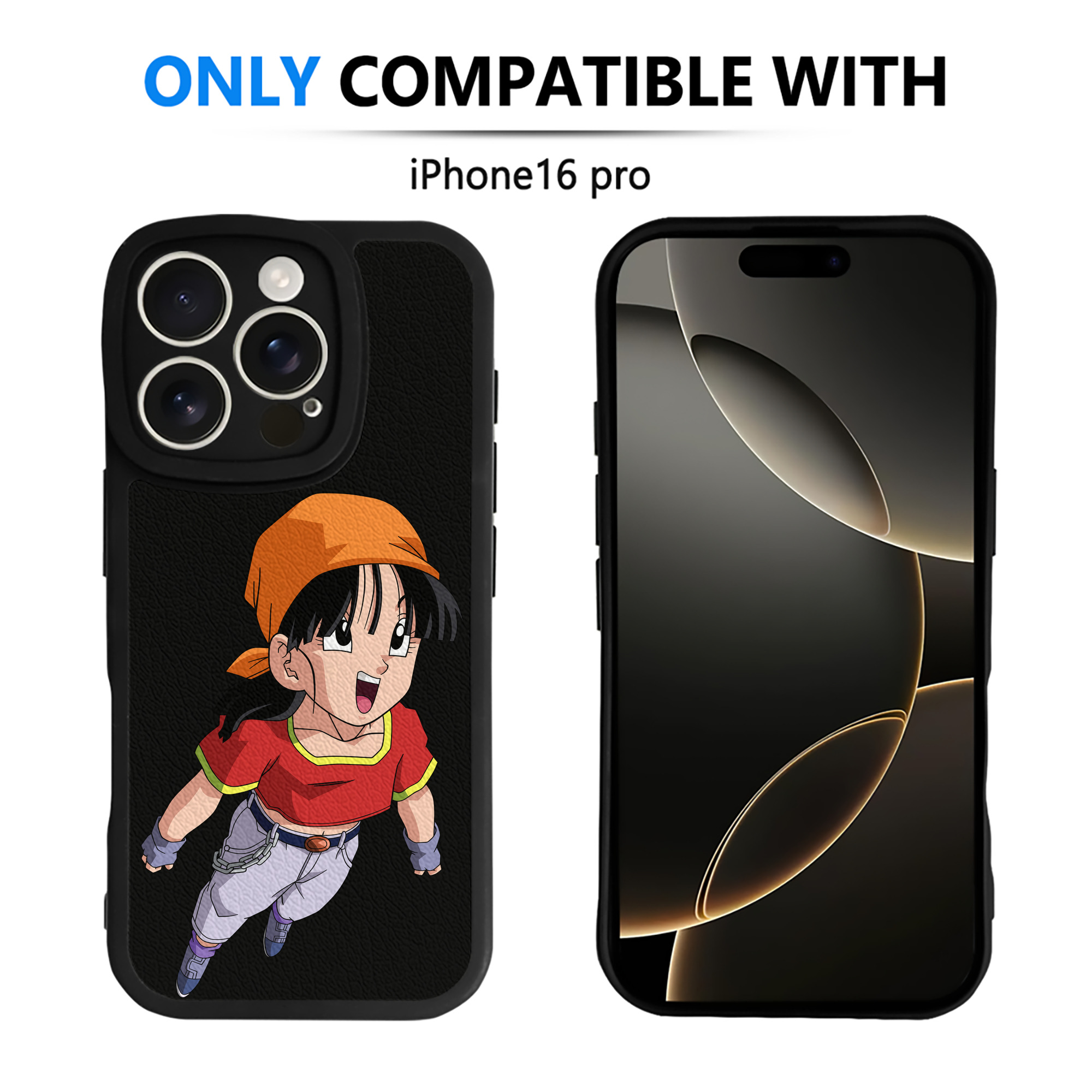 （画像用） ドラゴンボール パン DRAGON BALL Pan 【iPhone 16シリーズ対応】シリコンスマホケース（レザー調） 材質：シリコン